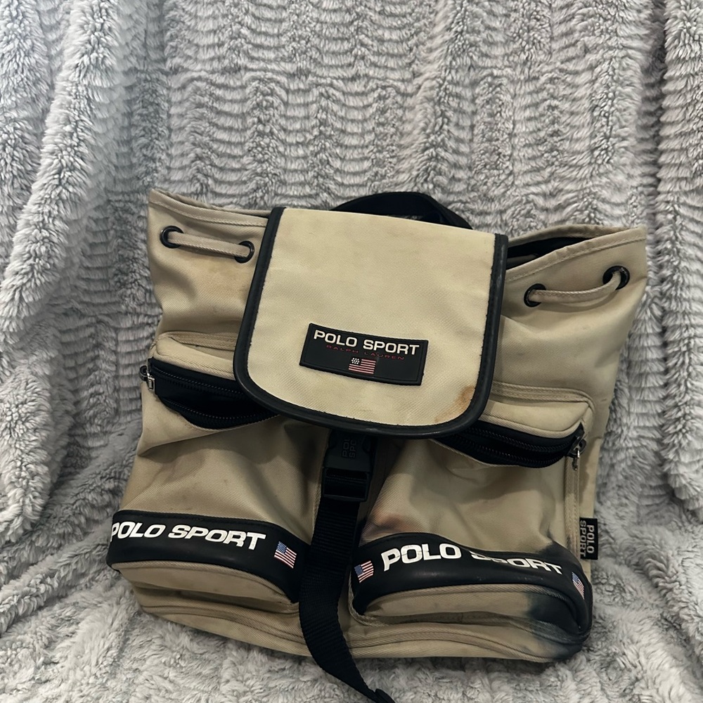 Polo by Ralph Lauren Men's Tan Backpack